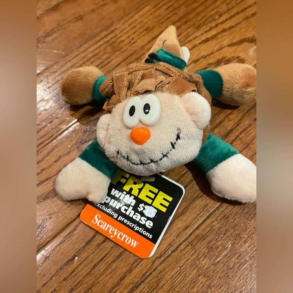 Vintage Beanie Boo Scareycrow Halloween Plush NWT